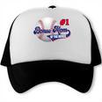 Bonus Mom Rookie Of Year 1st Birthday Baseball Theme Trucker Cap Bonus Mom Rookie Of Year 1st Birthday Baseball Theme Trucker Cap