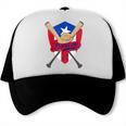 Boricua Puerto Rico Baseball Coqui Frog Pava Hat Fan Trucker Cap Boricua Puerto Rico Baseball Coqui Frog Pava Hat Fan Trucker Cap
