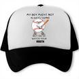 My Boy Might Not Always Swing Humors Baseball Mom Trucker Cap My Boy Might Not Always Swing Humors Baseball Mom Trucker Cap