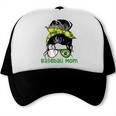 Brazil Baseball Mom Messy Bun Trucker Cap