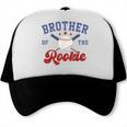 Brother Of Rookie 1st Birthday Baseball Boy Family Matching Trucker Cap Brother Of Rookie 1st Birthday Baseball Boy Family Matching Trucker Cap