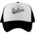 Busy Raising Ballers Baseball Mom & Parent Sports Premium Tri-Blend Trucker Cap