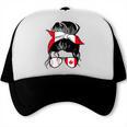 Canadian Baseball Mom Canada Flag Baseball Girl Trucker Cap