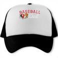 Cheer Baseball Dad My Favorite Cheerleader Calls Me Dad Red Trucker Cap