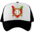 Christmas Baseball Ice Cream Drip Men Women Kids Trucker Cap Christmas Baseball Ice Cream Drip Men Women Kids Trucker Cap