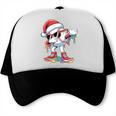 Christmas Baseball Ice Cream Dripping Santa Baseball Drip Trucker Cap Christmas Baseball Ice Cream Dripping Santa Baseball Drip Trucker Cap
