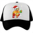 Christmas Gingerbread Man Baseball Player Catcher Trucker Cap