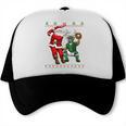 Christmas Santa Baseball Ugly Sweater Trucker Cap Christmas Santa Baseball Ugly Sweater Trucker Cap