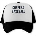 Coffee And Baseball Trucker Cap