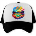 Colorful Baseball Field Home Run Baseball Player Fans Trucker Cap Colorful Baseball Field Home Run Baseball Player Fans Trucker Cap