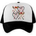 Coquette Bow XOXO Baseball Lover Heart Valentine Game Day Trucker Cap Coquette Bow XOXO Baseball Lover Heart Valentine Game Day Trucker Cap