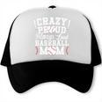 Crazy Proud Always Loud Baseball Mom Saying Graphic Premium Tri-Blend Trucker Cap Crazy Proud Always Loud Baseball Mom Saying Graphic Premium Tri-Blend Trucker Cap
