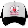 Cute Dentist Valentine Love You To The Molars Teeth Pun Raglan Baseball Tee Trucker Cap Cute Dentist Valentine Love You To The Molars Teeth Pun Raglan Baseball Tee Trucker Cap