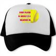 Dad Of Ballers Behind Every Softball Player Baseball Dads Trucker Cap Dad Of Ballers Behind Every Softball Player Baseball Dads Trucker Cap