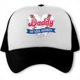 Daddy Of The Rookie Baseball Dad Retro Love Heart Birthday Trucker Cap Daddy Of The Rookie Baseball Dad Retro Love Heart Birthday Trucker Cap