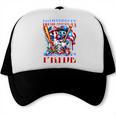 Dominican Puerto Rican Pride Baseball Flag Unity Trucker Cap