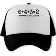 Double Play 6 4 3 2 Vintage Baseball Math Softball Player Premium Tri-Blend Trucker Cap Double Play 6 4 3 2 Vintage Baseball Math Softball Player Premium Tri-Blend Trucker Cap