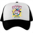 Drip Baseball Boy Youth Kid Ice Cream Dripping Baseball Bruh Trucker Cap
