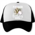 Father Of The Birthday Girl Baseball Dad Leopard Heart Premium Tri-Blend Trucker Cap Father Of The Birthday Girl Baseball Dad Leopard Heart Premium Tri-Blend Trucker Cap