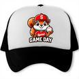 Game Day Baseball Dad Baseball Mam Father's Day Premium Trucker Cap Game Day Baseball Dad Baseball Mam Father's Day Premium Trucker Cap
