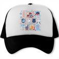 Game Day Baseball Lover Coquette Bow Girl Women Kid Mom Mama Trucker Cap