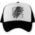 Game Day Baseball Retro Checkered Baseball Trucker Cap