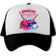 Game Kindergarten Baseball Ice Cream Drip On Back To School Trucker Cap Game Kindergarten Baseball Ice Cream Drip On Back To School Trucker Cap