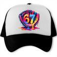 Gen Alpha Slang Ice Cream Drip Six Seven 67 Baseball Catcher Trucker Cap Gen Alpha Slang Ice Cream Drip Six Seven 67 Baseball Catcher Trucker Cap