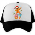 Gingerbread Six Seven 67 Ice Cream Drip Baseball Trucker Cap Gingerbread Six Seven 67 Ice Cream Drip Baseball Trucker Cap