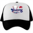 Grammy Rookie Of Year 1st Birthday Baseball Theme Matching Trucker Cap Grammy Rookie Of Year 1st Birthday Baseball Theme Matching Trucker Cap