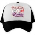 Grandparent Grandma Of The 1 Rookie Baseball Trucker Cap Grandparent Grandma Of The 1 Rookie Baseball Trucker Cap