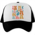 Groovy In My Baseball Mom Era Softball Game Day Trucker Cap Groovy In My Baseball Mom Era Softball Game Day Trucker Cap