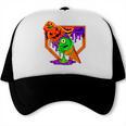 Halloween Baseball Ice Cream Drip Boys Girls Youth Trucker Cap Halloween Baseball Ice Cream Drip Boys Girls Youth Trucker Cap