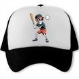 Halloween Skeleton Playing Baseball 67 Six Seven Meme Trucker Cap Halloween Skeleton Playing Baseball 67 Six Seven Meme Trucker Cap