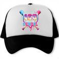 Happy 100 Days Of School Baseball Drip Theme Party 100th Day Trucker Cap Happy 100 Days Of School Baseball Drip Theme Party 100th Day Trucker Cap