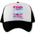 Happy 100 Days Of School Game Day Baseball Ice Cream Drip Trucker Cap
