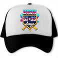 Happy 6733 Days Of School Baseball Drip 100th Day Of School Trucker Cap