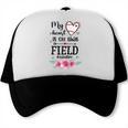 My Heart Is On That Field Ball Nana Baseball Mom Trucker Cap My Heart Is On That Field Ball Nana Baseball Mom Trucker Cap