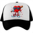 Heart Love Baseball Valentine Outfit Men Boy Trucker Cap Heart Love Baseball Valentine Outfit Men Boy Trucker Cap
