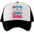 HUGvyn 100 Days Of School Baseball Ice Cream Teacher Student Trucker Cap HUGvyn 100 Days Of School Baseball Ice Cream Teacher Student Trucker Cap