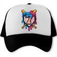 HUGvyn 7th Birthday Baseball Ice Cream Drip Number 7 Kid Boy Trucker Cap