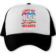 HUGvyn I Just Hit 100 Days Of School Baseball Ice Cream Boys Trucker Cap HUGvyn I Just Hit 100 Days Of School Baseball Ice Cream Boys Trucker Cap