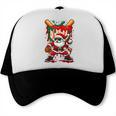 HUGvyn Santa Playing Baseball Ice Cream Drip Christmas Boys Trucker Cap HUGvyn Santa Playing Baseball Ice Cream Drip Christmas Boys Trucker Cap