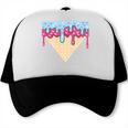 Ice Cream Baseball Cone Dripping Sprinkles Kids Boys Summer Premium Tri-Blend Trucker Cap Ice Cream Baseball Cone Dripping Sprinkles Kids Boys Summer Premium Tri-Blend Trucker Cap