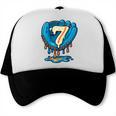 Ice Cream Baseball Glove 7th Birthday Edition Trucker Cap Ice Cream Baseball Glove 7th Birthday Edition Trucker Cap
