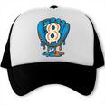 Ice Cream Baseball Glove 8th Birthday Edition Trucker Cap Ice Cream Baseball Glove 8th Birthday Edition Trucker Cap