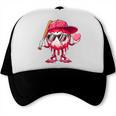 Ice Cream Drip Baseball Valentine's Day Spots Baseball Drip Trucker Cap Ice Cream Drip Baseball Valentine's Day Spots Baseball Drip Trucker Cap