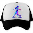 Ice Cream Drip Melting Baseball Bat Player Baseball Dad Trucker Cap