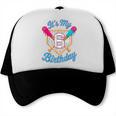 It's My 6th Birthday Baseball Fan Fun Party Celebration Trucker Cap It's My 6th Birthday Baseball Fan Fun Party Celebration Trucker Cap