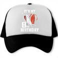 It's My 8th Birthday Baseball Football Heart 8 Year Old Trucker Cap It's My 8th Birthday Baseball Football Heart 8 Year Old Trucker Cap